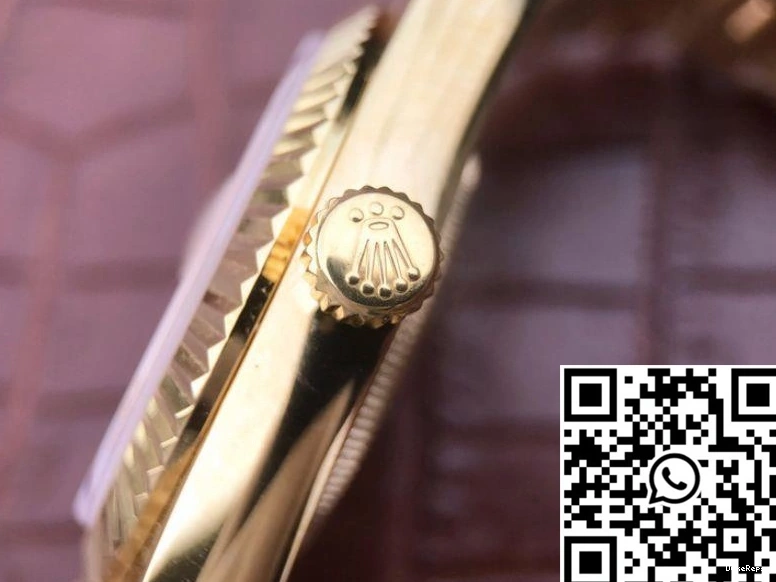 Rolex 40MM II Dial Day-Date 18K Factory Yellow 218238 Gold EW 0814